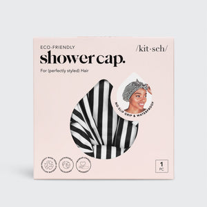 Luxury Shower Cap - Stripe