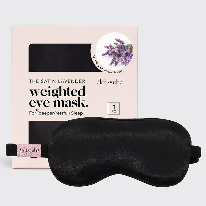 Lavender Scented Satin Weighted Eye Mask