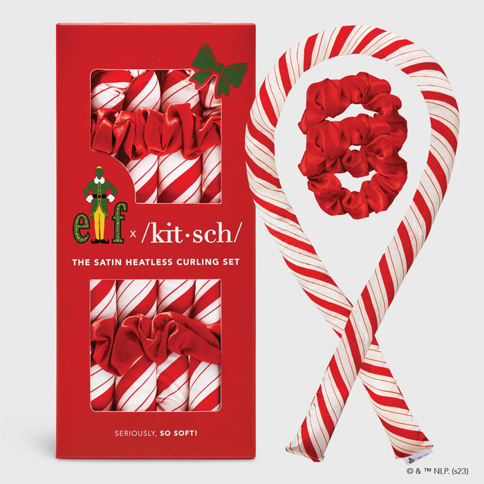 Kitsch x elf Satin Heatless Curling Set