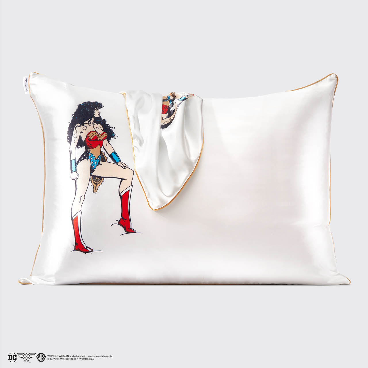 Kitsch x Wonder Woman Satin Pillowcase - Believe In Wonder