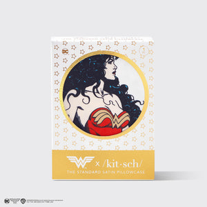 Kitsch x Wonder Woman Satin Pillowcase - Believe In Wonder