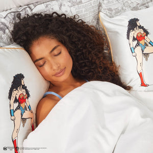 Kitsch x Wonder Woman King Pillowcase - Believe in Wonder