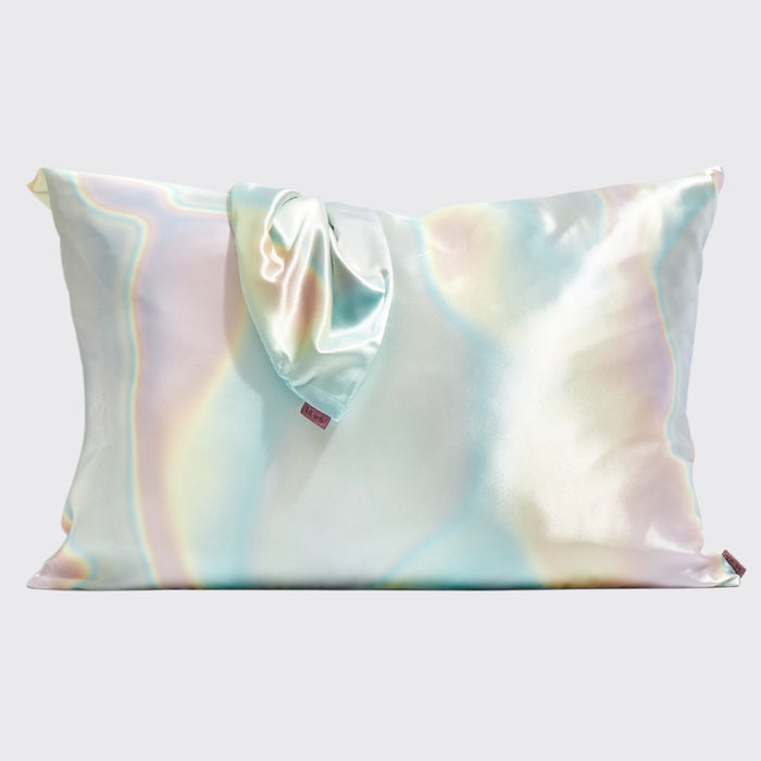 Satin Pillowcase and Pillow Scrunchie 2pc Set - Aura