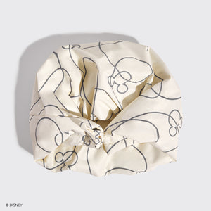 Kitsch x Mickey and Minnie Satin Lined Flexi Shower Cap - Mickey Maze