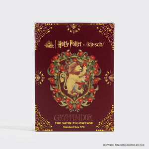 Kitsch x Harry Potter Satin Pillowcase - Gryffindor