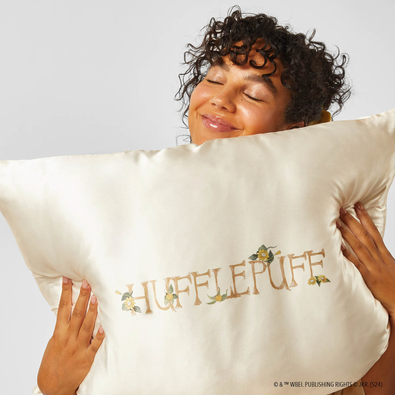 Kitsch x Harry Potter Satin Pillowcase - Hufflepuff