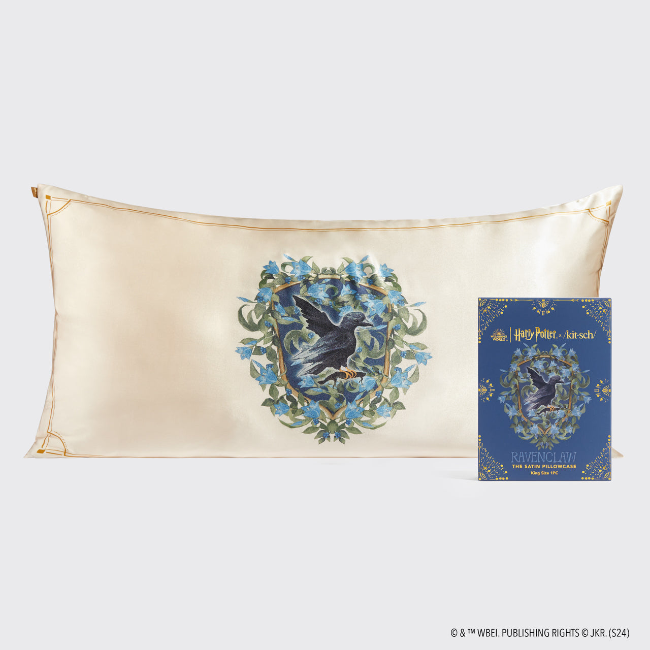 Kitsch x Harry Potter Satin King Pillowcase - Ravenclaw