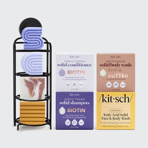 Shampoo & Conditioner Bundle with Caddy