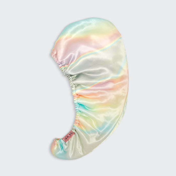 Satin-Wrapped Hair Towel - Aura